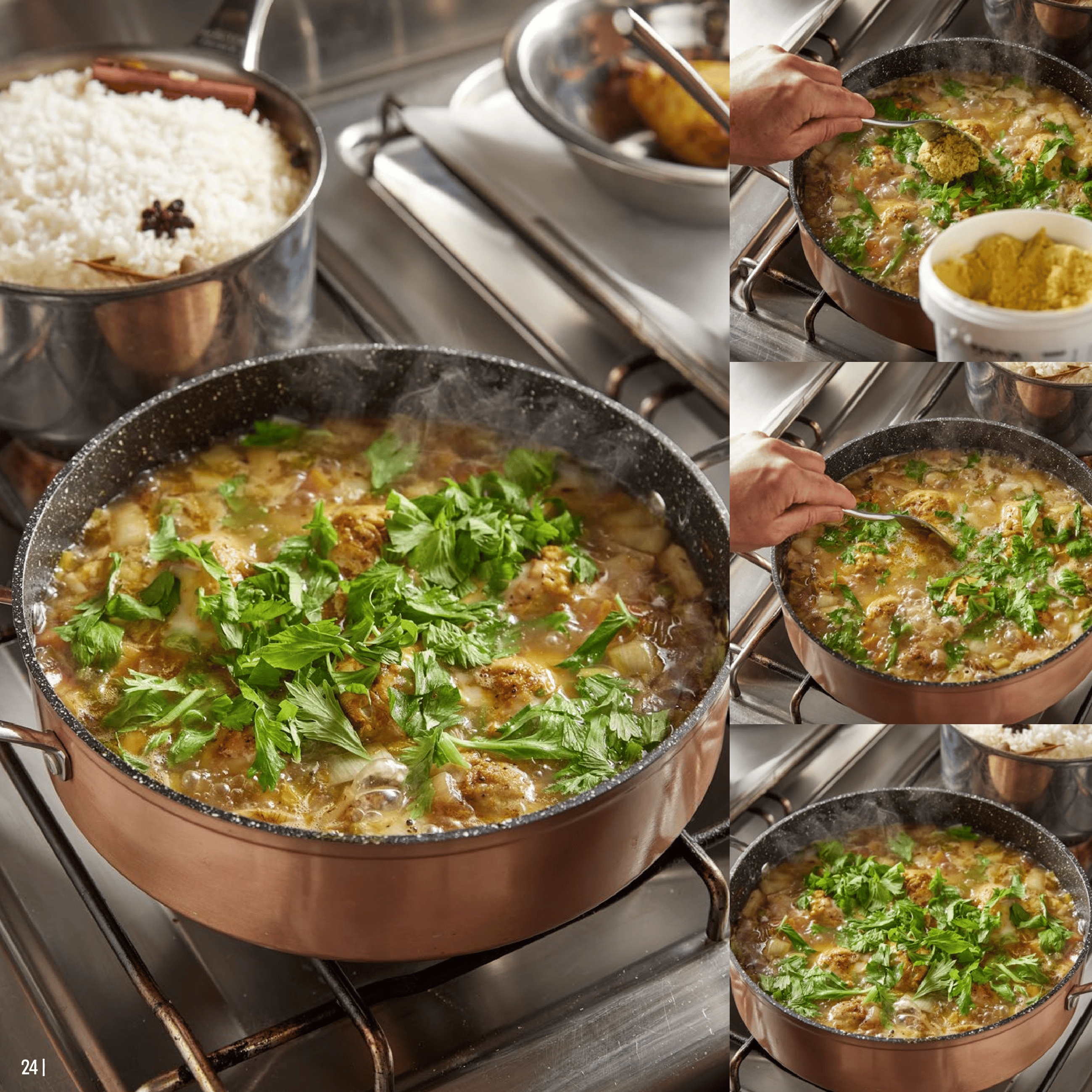 שוקי עוף צלויים בירקות שורש ויין לבן